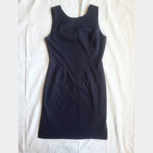 🔴3/$20 NWOT Banana Republic Short Sleeve Black Back Zip Sleeveless Work Dress